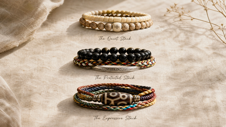 How to Layer Tibetan Bracelets: A Guide to Intentional Stacking