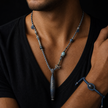 Celestial Calm Tibetan Five-Color Cord Agate Jewelry