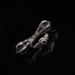 Tibetan Thokcha Vajra Sterling Silver Band Ring