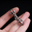 Tibetan Thokcha Vajra Sterling Silver Band Ring