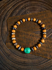 Serene Turquoise Mini Jingba Walnut Bracelet
