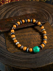 Serene Turquoise Mini Jingba Walnut Bracelet