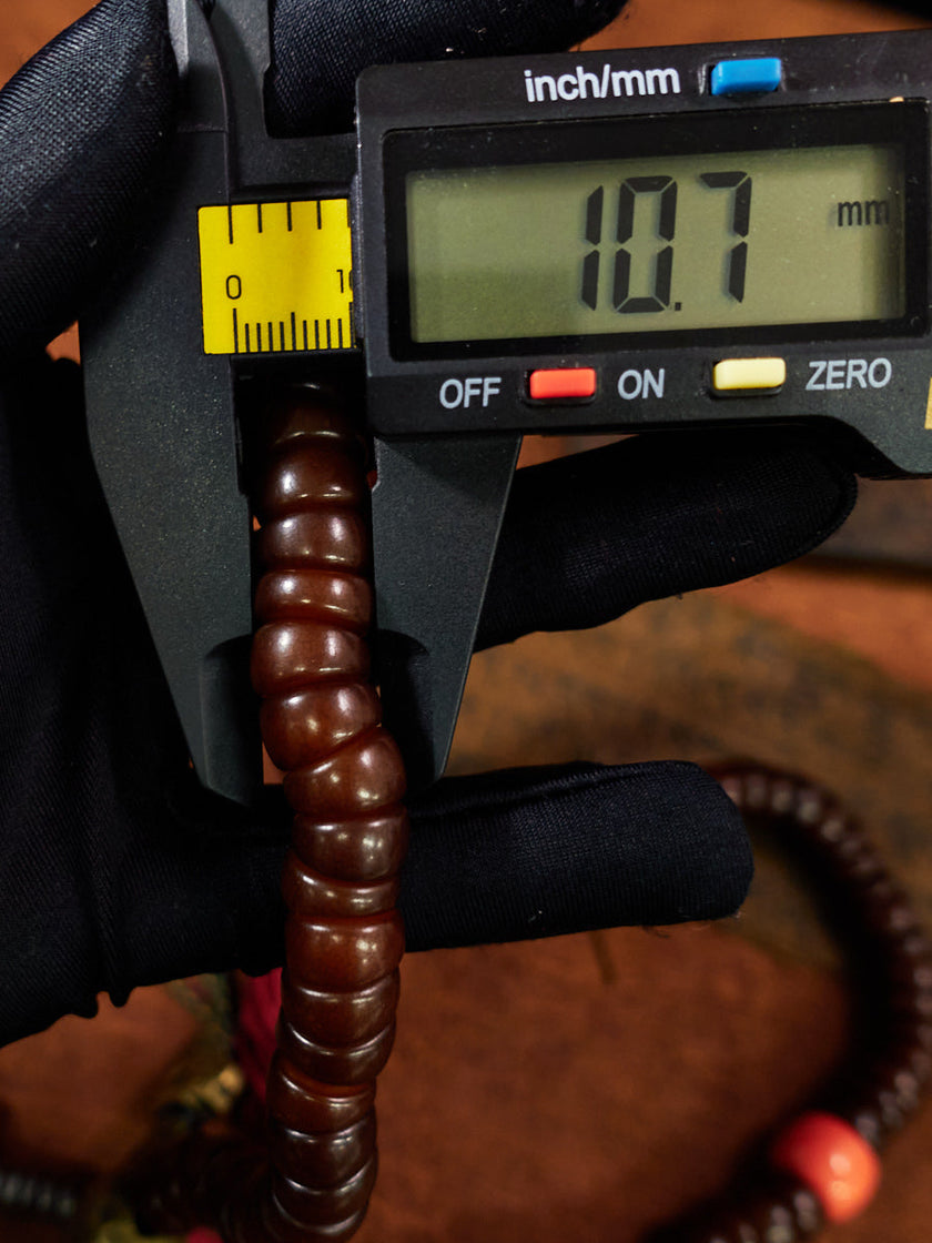 Ancient Bodhi Root Turquoise Ritual Bracelet