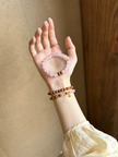 Rose Quartz & Koa Wood Bracelet for Love & Harmony