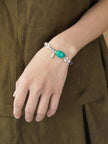 Free Spirit Turquoise Feather Bracelet