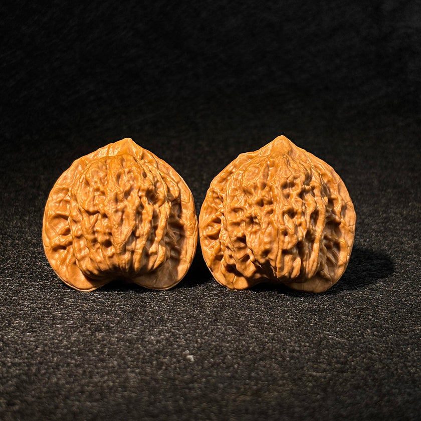 Prince Hat Wenwan Walnuts — One of the Four Famous Walnuts. Elegant Shape. Fast Patina. Daily Play.