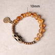 10mm Citrine Protection Bracelet for Prosperity & Joy