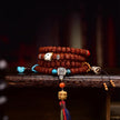 108 Bodhi Seed Mala with Wealth & Luck Tassel for Meditation
