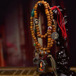 Handmade 108-Bead Camel Bone Mala for Luck & Protection