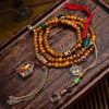 Handmade 108-Bead Camel Bone Mala for Luck & Protection