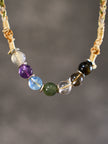 Seven Chakra Divine Clarity Necklace & Bracelet Clear Crystal
