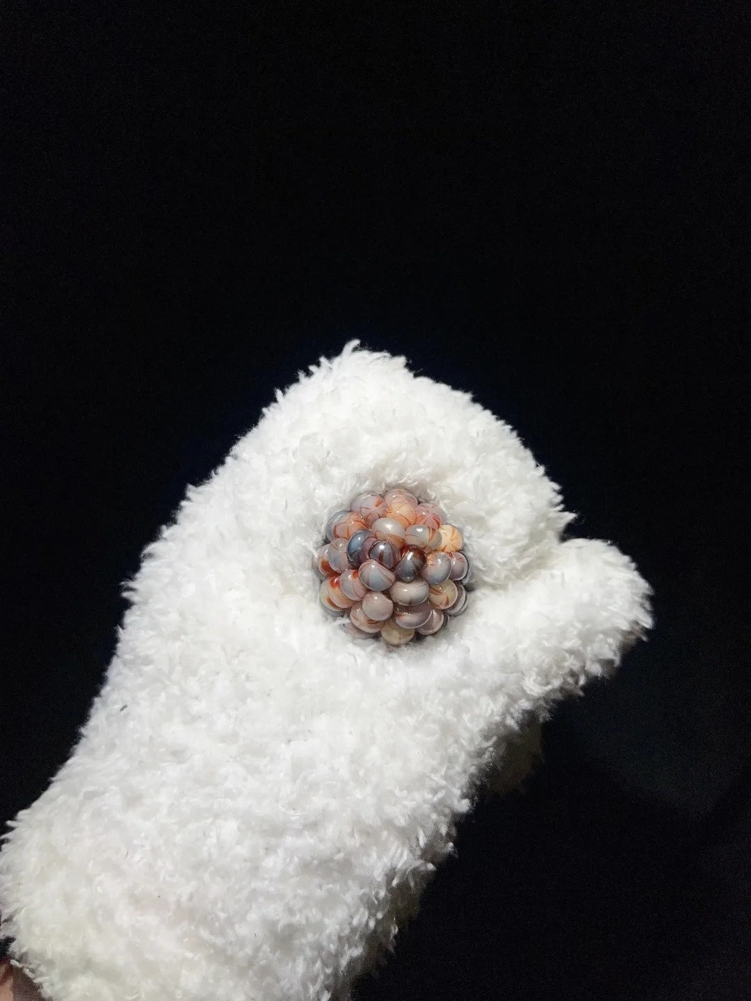 Mini Blue-Purple Corn Ornament — Small. Quiet. A Color That Does Not Shout