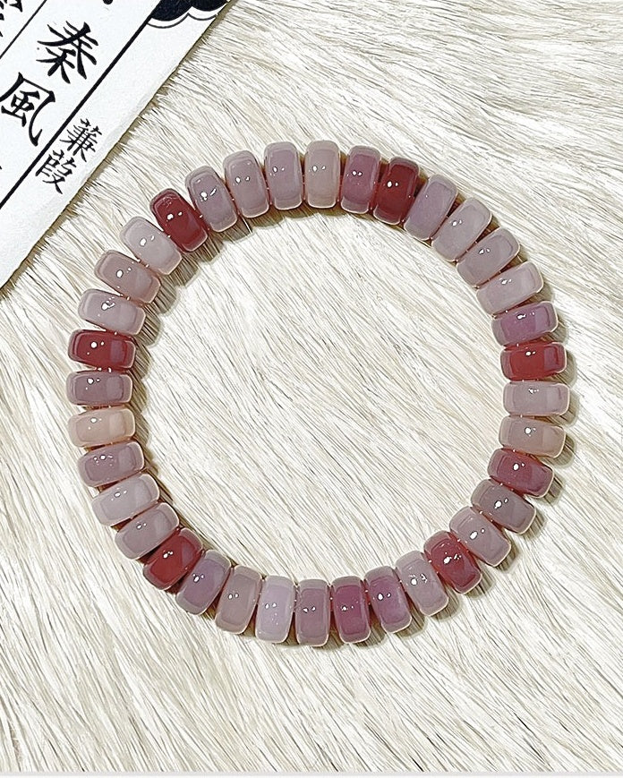 New Multi-color Flake Bodhi Bracelet — 10×7mm for Stress Relief & Mindful Play