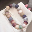 Drunken Grape · Garlic-Shaped Bodhi Bracelet — Deep Purple. Gentle Patience. Slow Beauty.