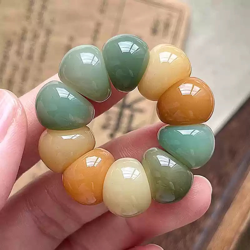 Adorable Mini Garlic Clove & Mangosteen Handheld Charms — Bodhi Seed Fidget Set