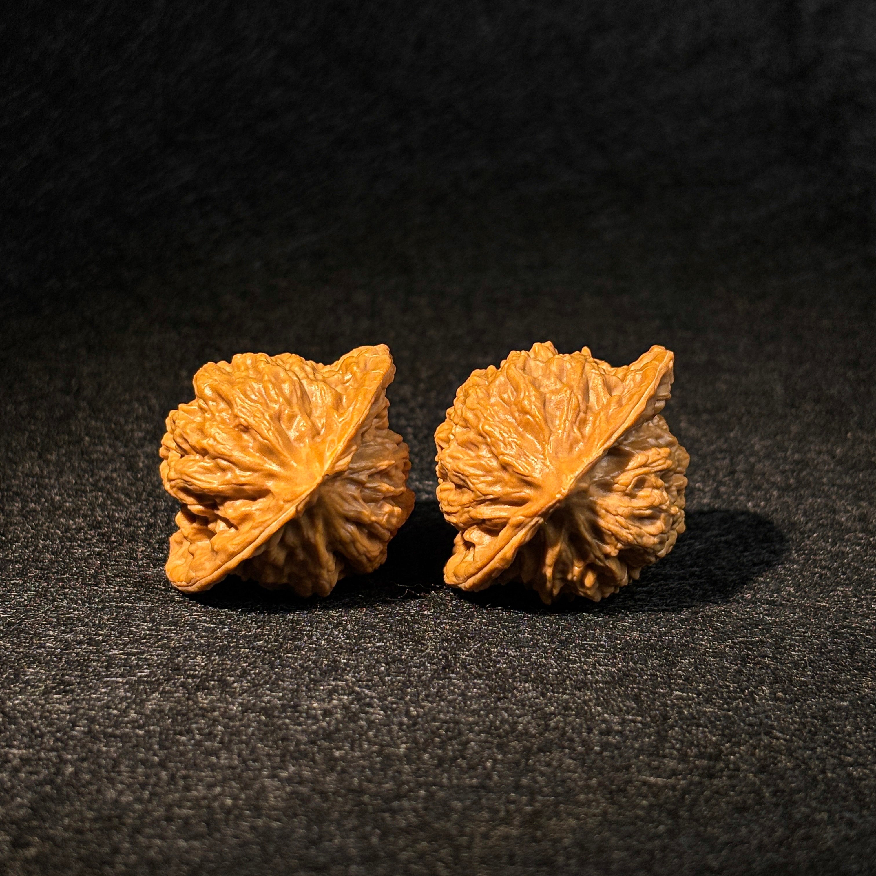 Prince Hat Wenwan Walnuts — One of the Four Famous Walnuts. Elegant Shape. Fast Patina. Daily Play.