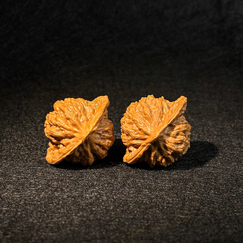 Prince Hat Wenwan Walnuts — One of the Four Famous Walnuts. Elegant Shape. Fast Patina. Daily Play.