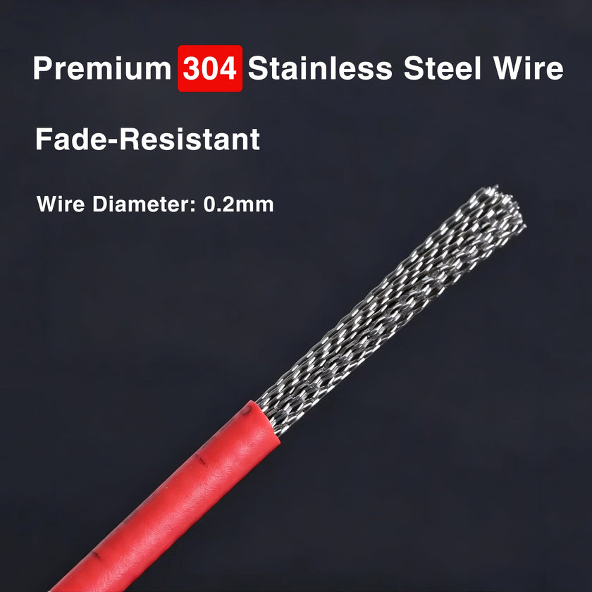 Precision 304 Stainless Steel Crevice Cleaning Wire Brushes — 10-Pack for Wenwan Maintenance