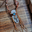 New Chapter · Moonstone & Clear Quartz Necklace