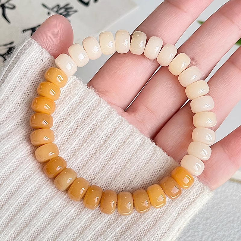 New Multi-color Flake Bodhi Bracelet — 10×7mm for Stress Relief & Mindful Play