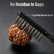Professional Wenwan Walnut Wire Brush Set — Soft 304 Steel Polishing Brush & Single‑Row Hard Steel Cleaning Brush