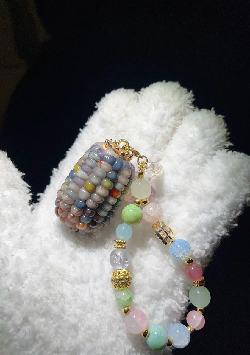 Mini Blue-Purple Corn Ornament — Small. Quiet. A Color That Does Not Shout