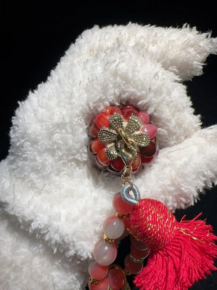 Summer Flame Red Corn Ornament — Small Heat. Quiet Fingers. A Glow That Grows