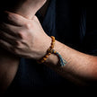 Handcrafted Yak Bone Skull Mala Bracelet: Tibetan Prayer Beads
