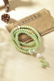 Quiet Path 108 Fidget — White Bodhi Root Mala for Meditation & Nurture
