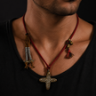 Guardian Protection Sky-Iron Bird Totem Vajra Thokcha Necklace