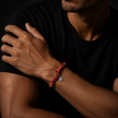 Tibetan Love Bracelet - Handwoven Cotton Wristband with Vibrant Energy