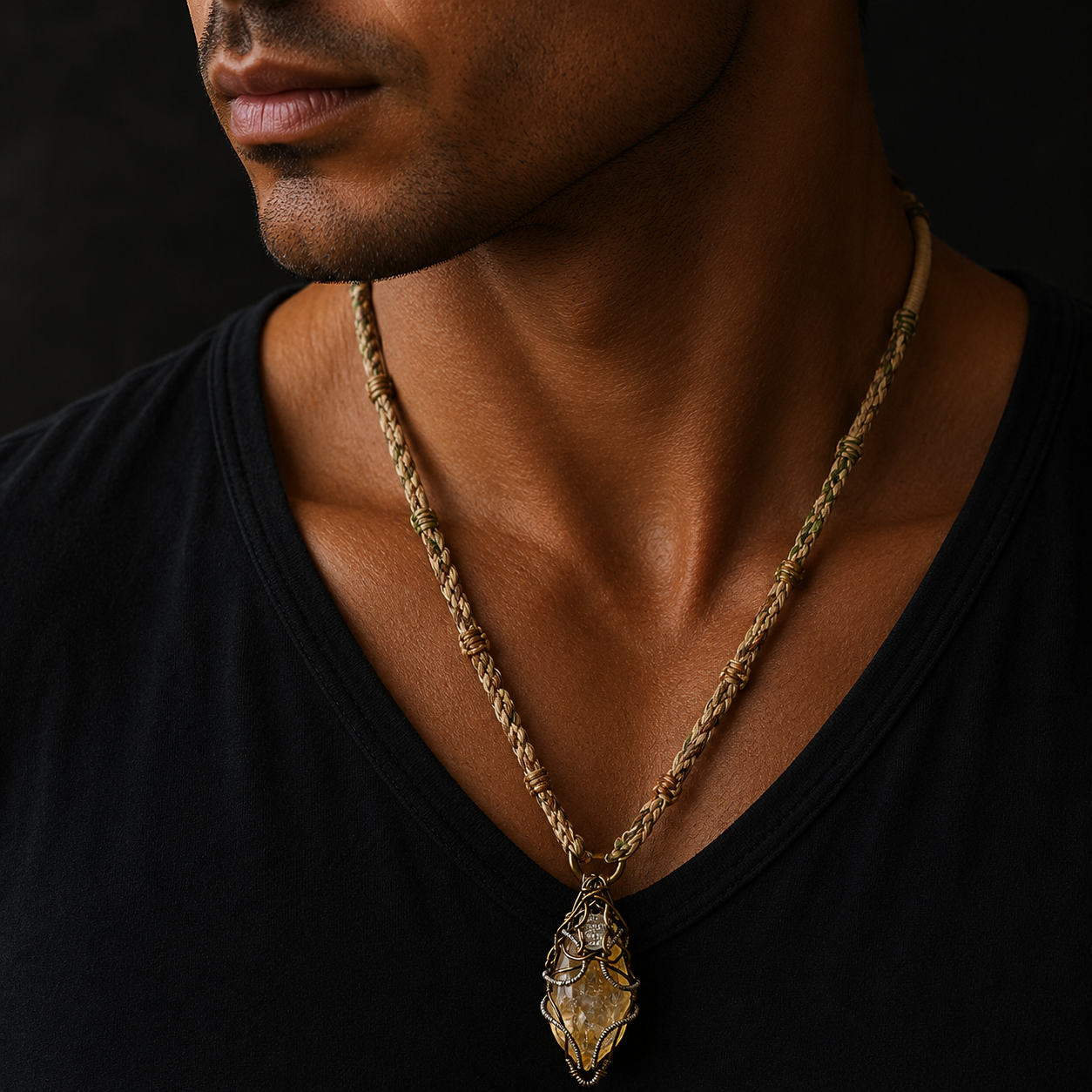 Seven Chakra Divine Clarity Necklace & Bracelet Clear Crystal