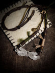 Protection Balance Necklace | Clear Quartz Four-Pronged Vajra