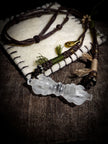 Protection Balance Necklace | Clear Quartz Four-Pronged Vajra