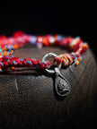 Tibetan Love Bracelet - Handwoven Cotton Wristband with Vibrant Energy