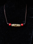 Three-Eyed Dzi Bead Necklace – Tibetan Symbol of Protection & Spiritual Balance