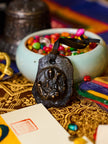 Thokcha Bronze Pendant with Gemstone Cord