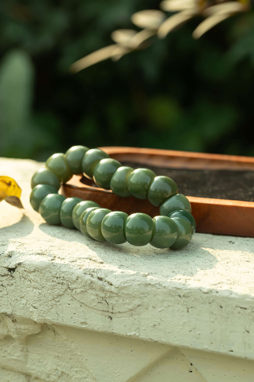 Gemini RuaRua Fidget — Natural Bodhi Wood Stress Relief Tool