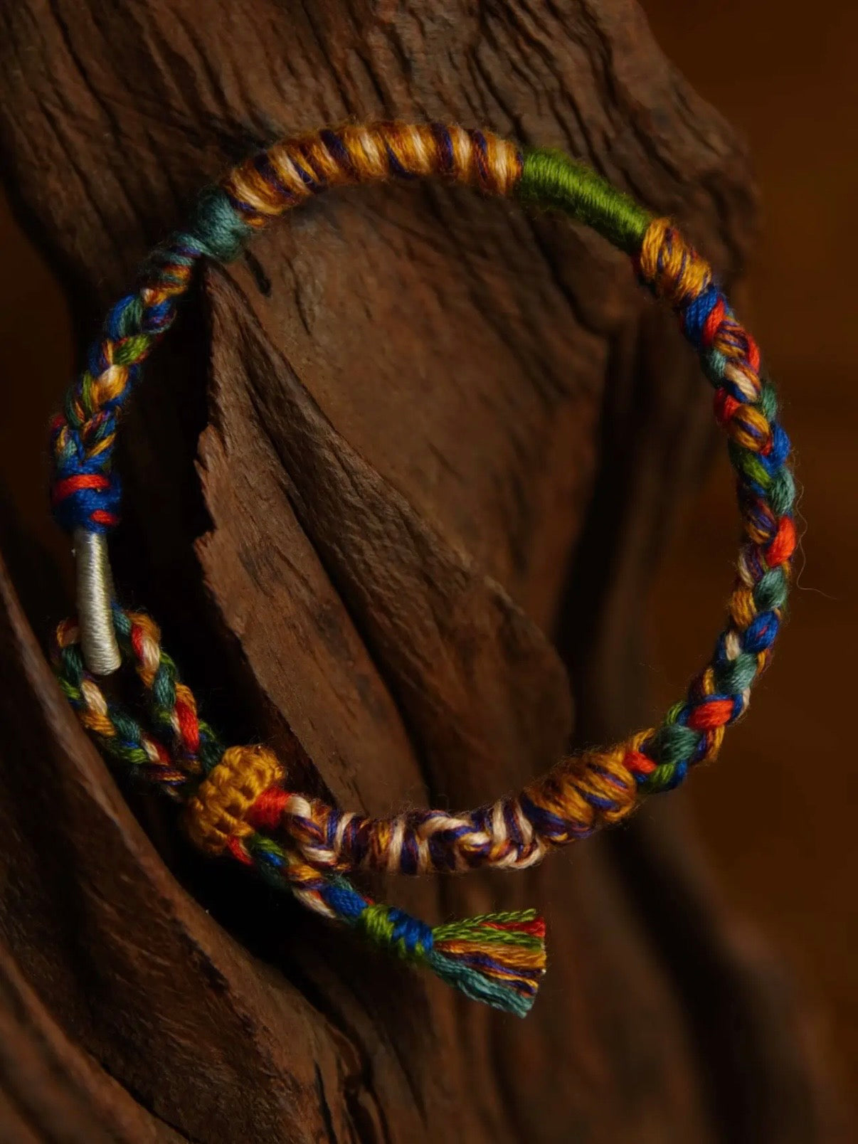 Tibetan Handwoven Five Sacred Colors Fortune Bracelet
