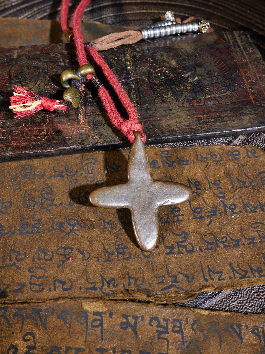 Guardian Protection Sky-Iron Bird Totem Vajra Thokcha Necklace