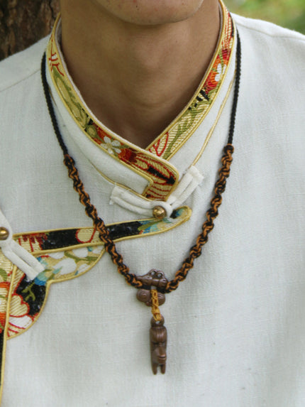 Garuda Thokcha Braid Necklace