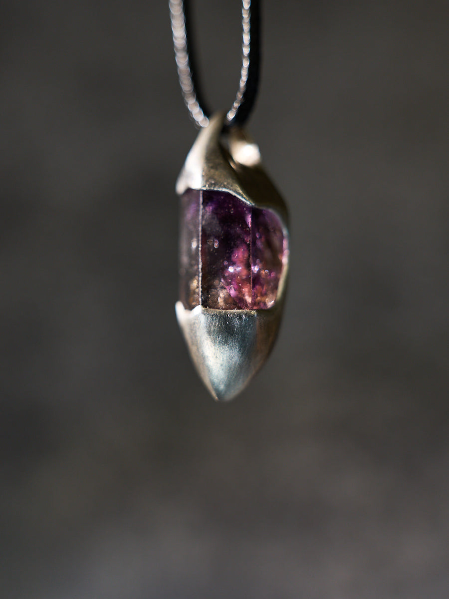 Seven Layers of Calm · Super Seven Amethyst Necklace – Tashiray