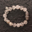 Purity & Wealth Tibetan Clear Quartz Silver Zakhiram Bracelet