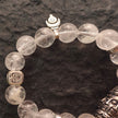 Purity & Wealth Tibetan Clear Quartz Silver Zakhiram Bracelet