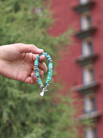 Wealth Turquoise Empowerment Bracelet