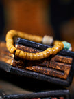 Sacred Protector Turquoise & Yak Bone Stering Silver Bracelet