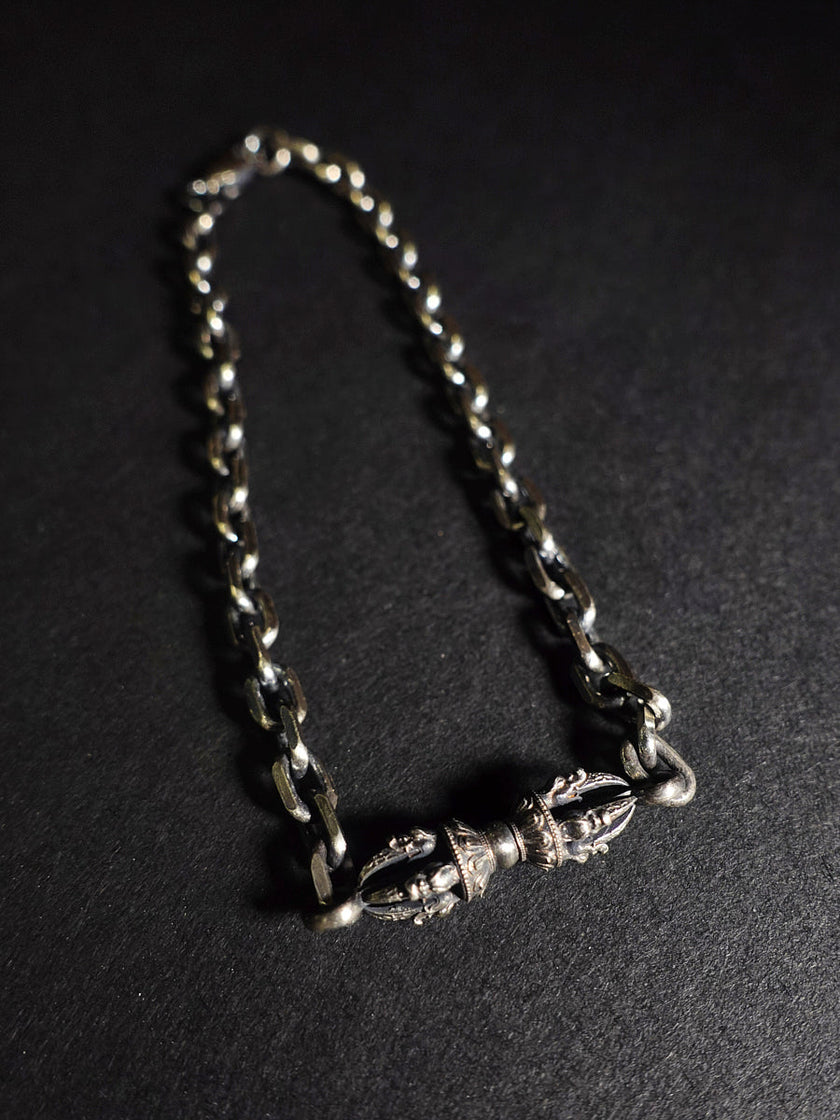 Vajra Silver Protection Stering Silver Bracelet