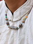 Fortune Nine-Eyed Dzi Necklace
