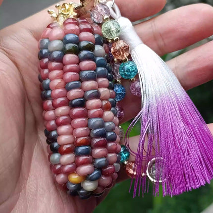 Trendy Multicolored Corn Ornament — For Fingers That Need a Place to Rest