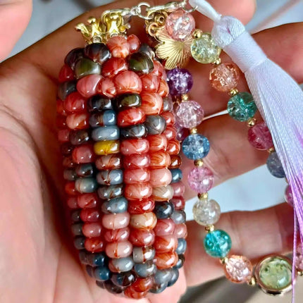 Trendy Multicolored Corn Ornament — For Fingers That Need a Place to Rest